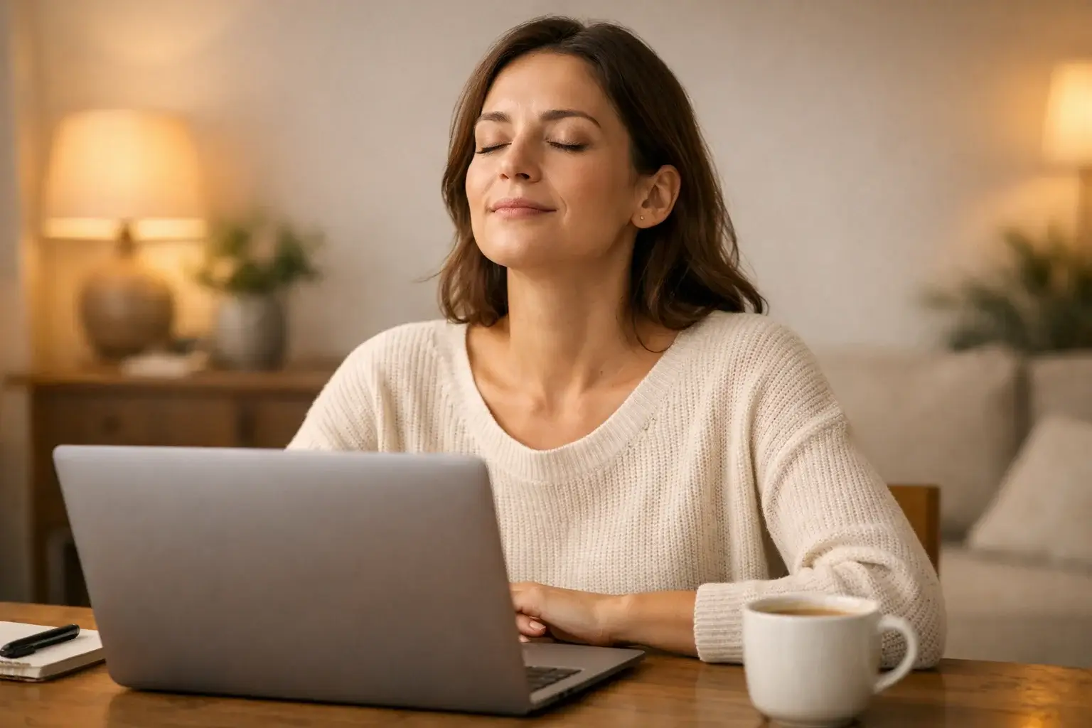 Persona manteniendo la calma mientras apuesta en vivo